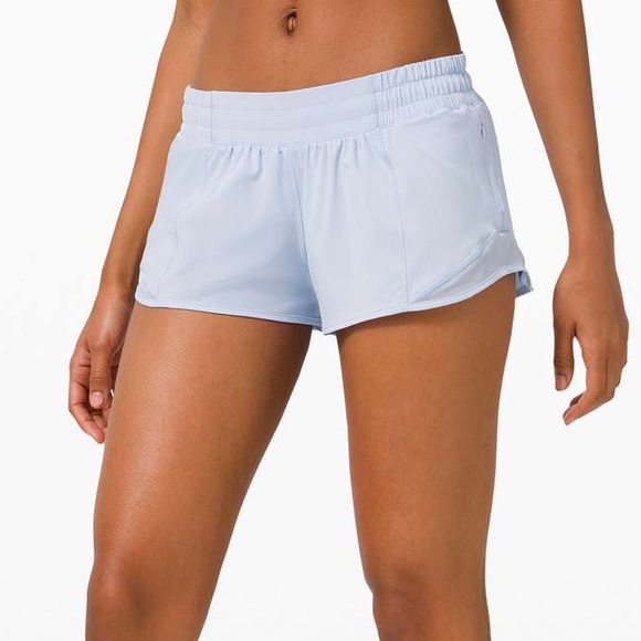lululemon Hotty Hot Short 2.5” Daydream Blue 10